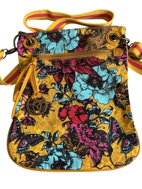 Karma Crossbody Cotton Floral Boho Purse